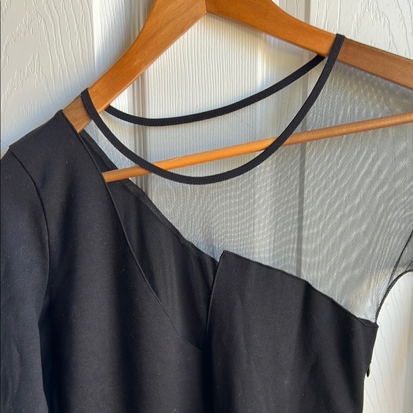 Elegant Black One-Shoulder Dress size medium - Picture 3 of 7